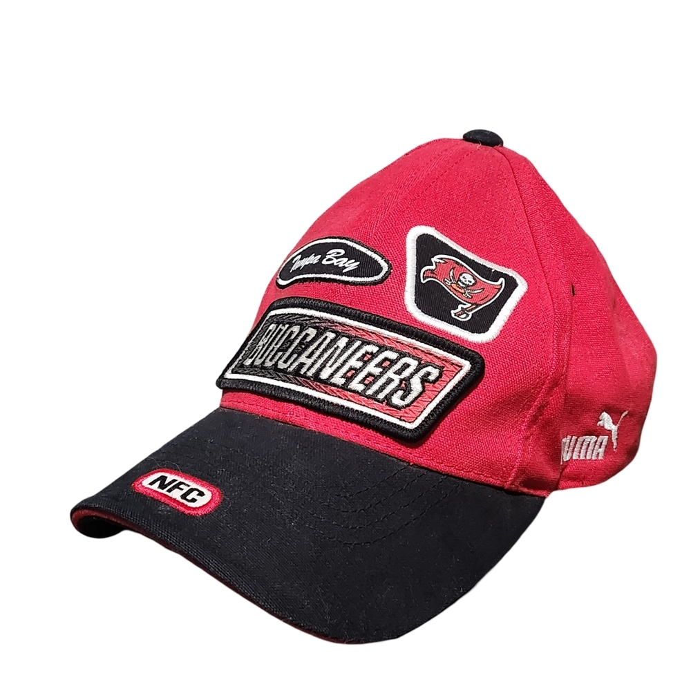 NFL Tampa Bay Buccaneers Hat Adjustable Strap Puma Vintage 90's NFC